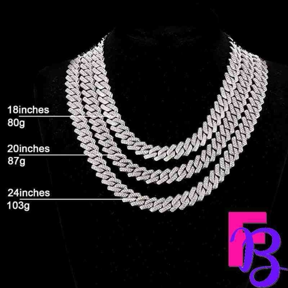 *NEW!* 13MM Iced Miami Cuban Chain - Picture 5 of 13